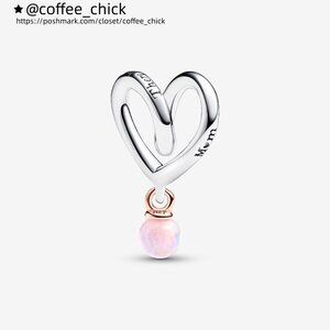 Pandora Two-tone Wrapped Heart Charm